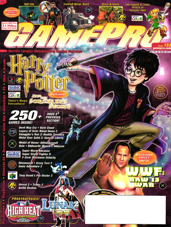 GamePro Issue 153 (June 2001) cover
